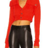 Marsai Martin Black-ish Diane Johnson Cropped Red Cardigan