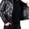 Men's Padded Leather Biker Jacket Inner