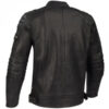 Mens Quilted Black Moto Leather Jacket