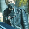 The Unbearable Weight of Massive Talent Nicolas Cage Leather Jacket