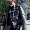 Nicolas Cage Black Leather Jacket