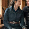 Outlander S05 Claire Randall Wool Coat Front Half