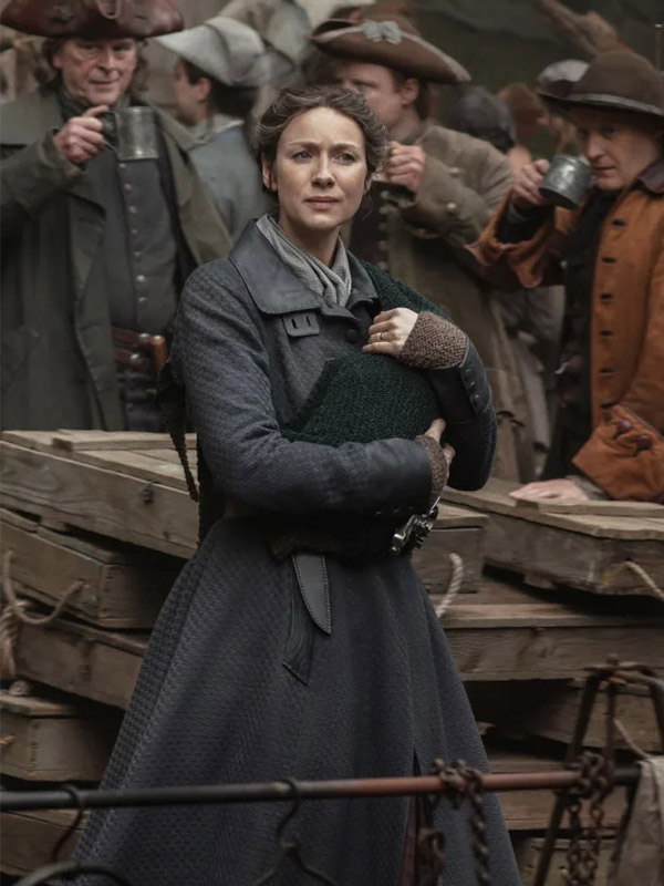 Outlander S05 Claire Randall Wool Coat Full