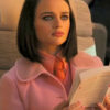 Joey King Bullet Train Prince Pink Coat