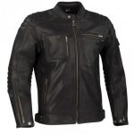 Mens Quilted Leather Moto Jacket