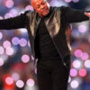 Super Bowl Dr Dre Leather Jacket  Andre Romelle Young Black Jacket