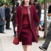 The Marvelous Mrs. Maisel Miriam Maisel Maroon Coat