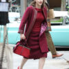 The Marvelous Mrs. Maisel S04 Miriam Maisel Maroon Coat