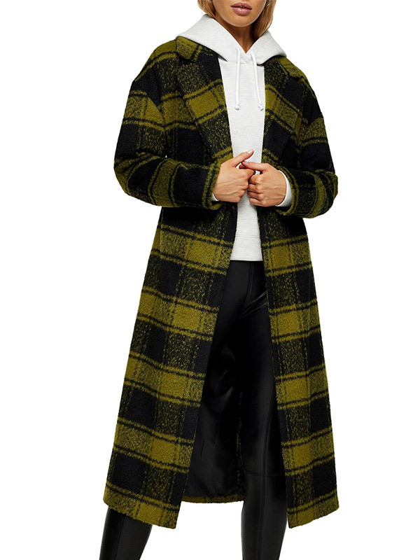 The Woman In The House Sloane Plaid Coat