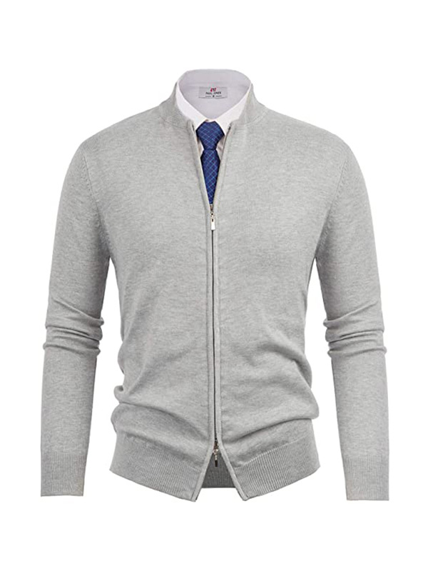 Upload Season 02 Robbie Amell Grey Sweater Jacket