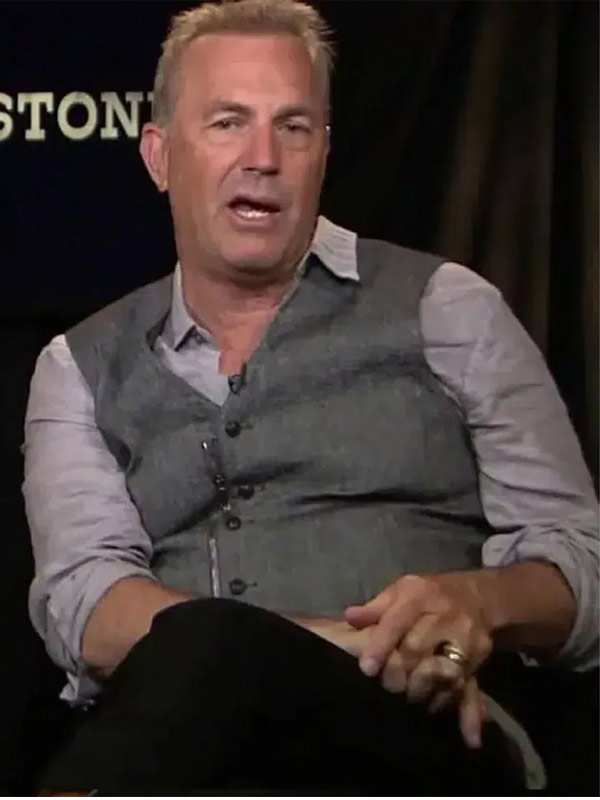 Yellowstone Kevin Costner Grey Vest