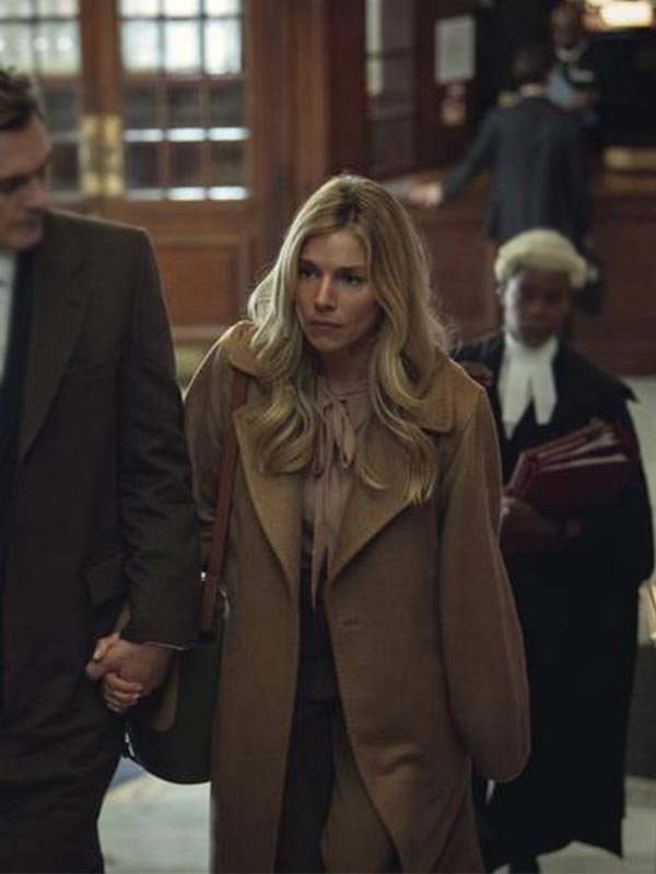 Anatomy of a Scandal Sophie Whitehouse Brown Long Coat