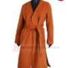 Anatomy of a Scandal Sophie Whitehouse Orange Belted Coat