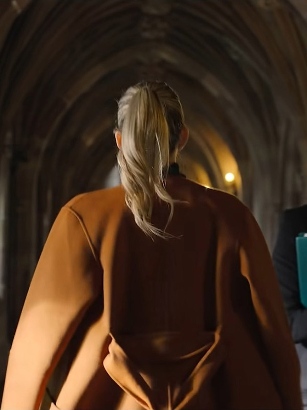 Anatomy of a Scandal Sophie Whitehouse Trench Orange Coat