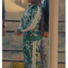 Black-ish Diane Johnson Green Print Tracksuit