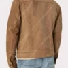 Men's Brown Suede Trucker Jacket