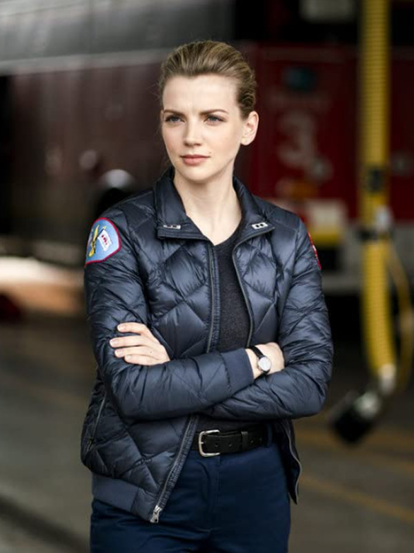 Chicago Fire Sylvie Brett Black Jacket