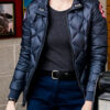 Chicago Fire Sylvie Brett Black Puffer Jacket