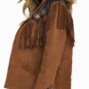 Women's Cripple Creek Fringed Suede Leather Jacket