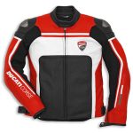 Ducati Corse Racing Motorcycle Leather Jacket