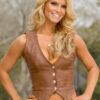 Dukes of Hazzard Daisy Duke Brown Leather Vest