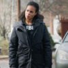 FBI Most Wanted Sheryll Barnes Black Puffer Coat