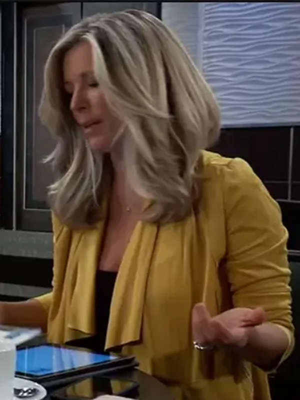 General Hospital Carly’s Yellow Wrap Jacket