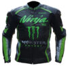 Kawasaki Ninja Leather Motorcycle Racing Jacket