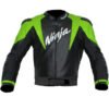 Men's Leather Kawasaki Ninja Racing Biker Jacket