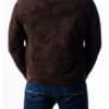 Men's-Dark-Brown-Button-Suede-Leather-Jacket