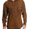 Men's-Suede-Leather-Jacket-With-Fringe