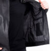 Mens Genuine Leather Biker Jacket Inner