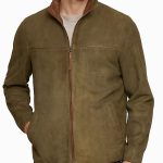 Men's Goatskin Suede Leather Jacket