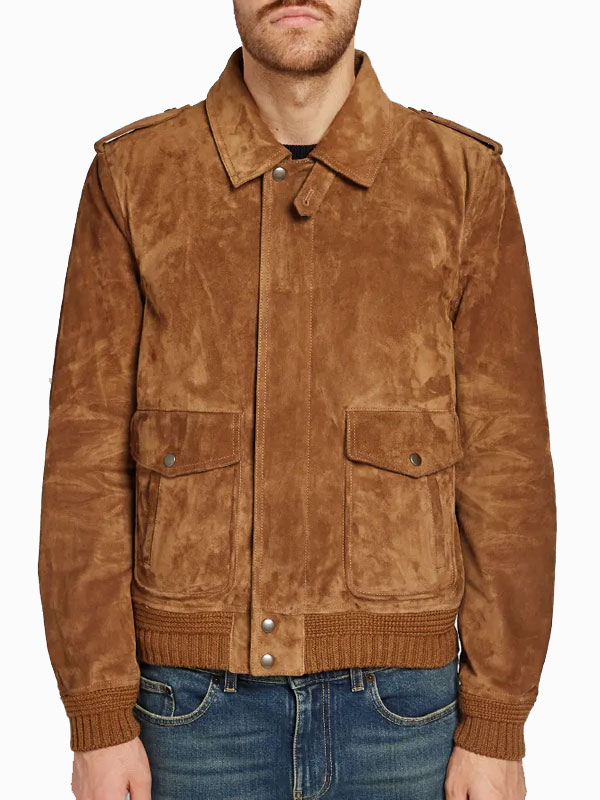 Men's Suede Leather Jacket