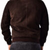 Mens-Suede-Leather-Brown-Bomber-Jacket