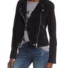 Queens of Mystery Cat Stone Leather Jacket