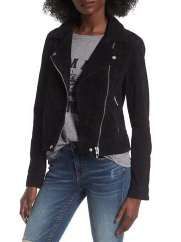 Queens of Mystery Cat Stone Leather Jacket