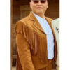 That That PSY Brown Fringe Jacket