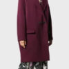 The Flight Attendant Ani Mouradian Maroon Coat