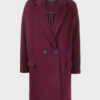 The Flight Attendant Ani Mouradian Maroon Wool Coat