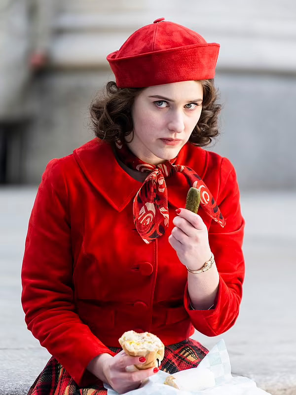 The Marvelous Mrs. Maisel Red Leather Jacket