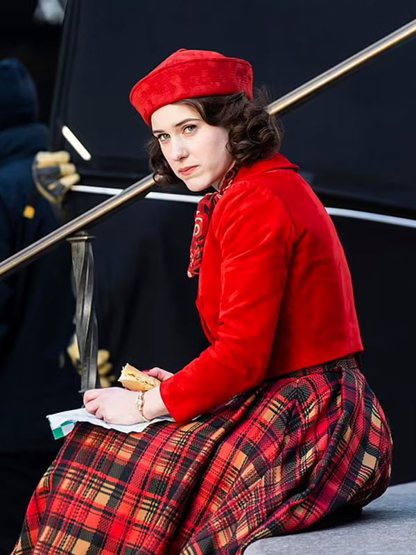 The Marvelous Mrs. Maisel S04 Rachel Brosnahan Red Jacket