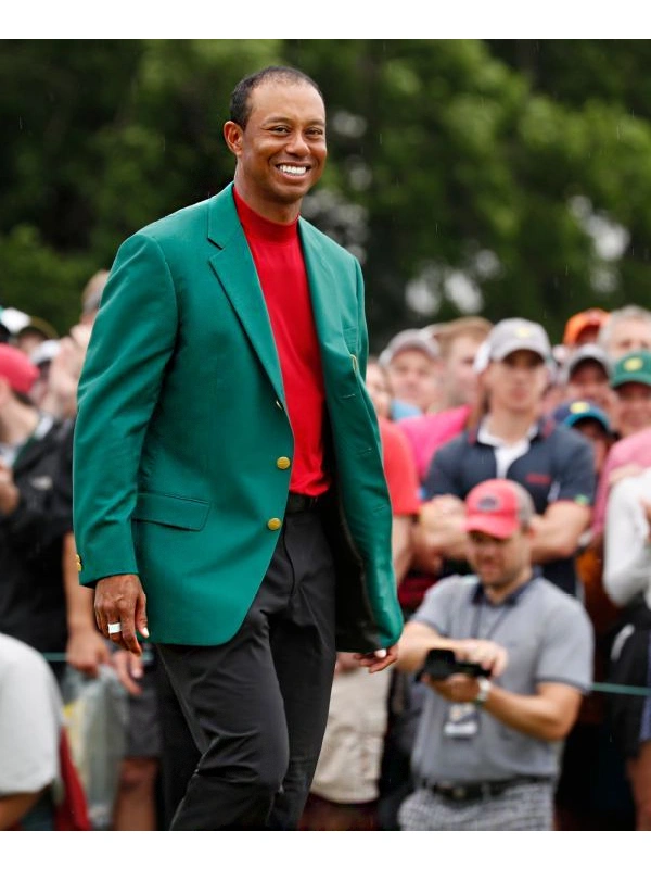 Tiger Woods Green Blazer Coat