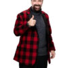 WWE Wrestler Mick Foley Red Flannel Coat