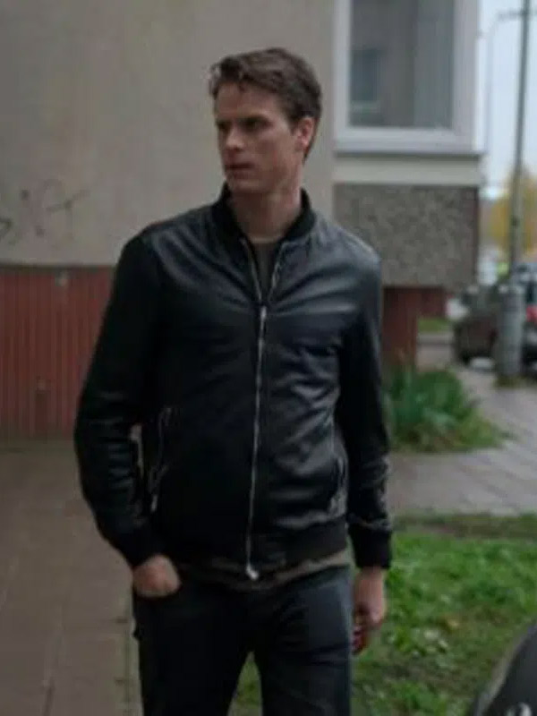 Young Wallander Kurt Wallander Leather Jacket