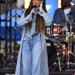 Camila Cabello Denim Coat On Today