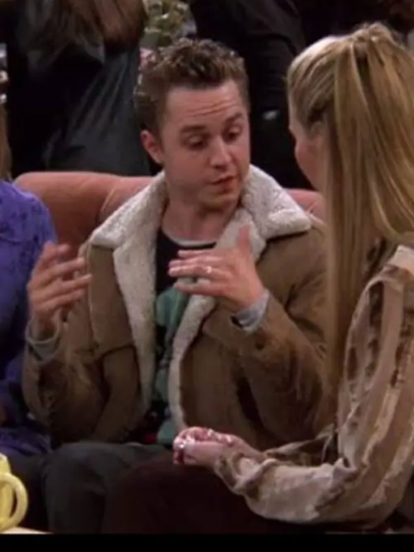 Friends Giovanni Ribisi Shearling Brown Jacket