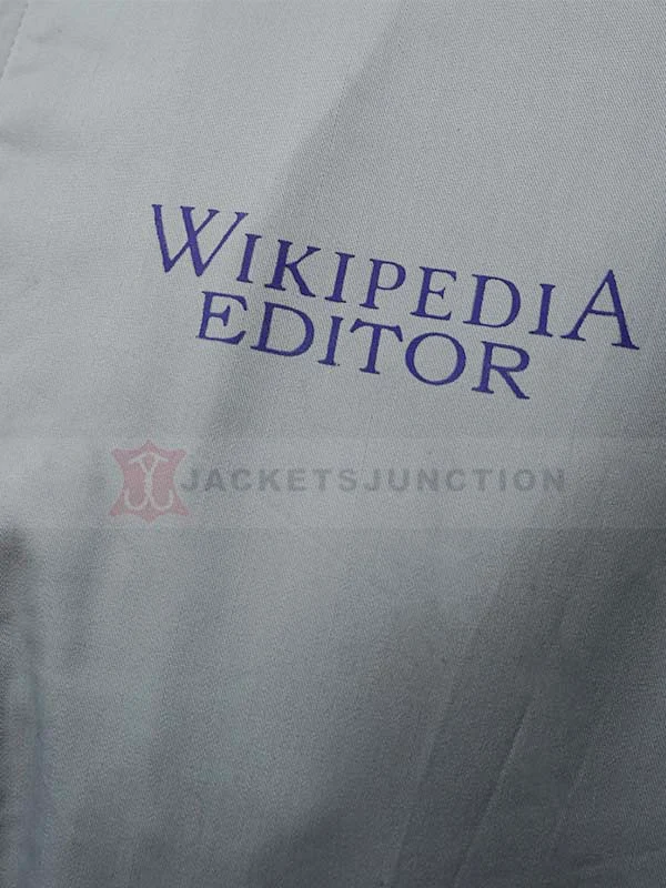 GREY WIKIPEDIA EDITOR JACKET