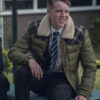 Heartstopper Harry Greene Puffer Jacket With Shearling Collar