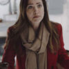 Julie Gonzalo Jingle Bell Bride Coat